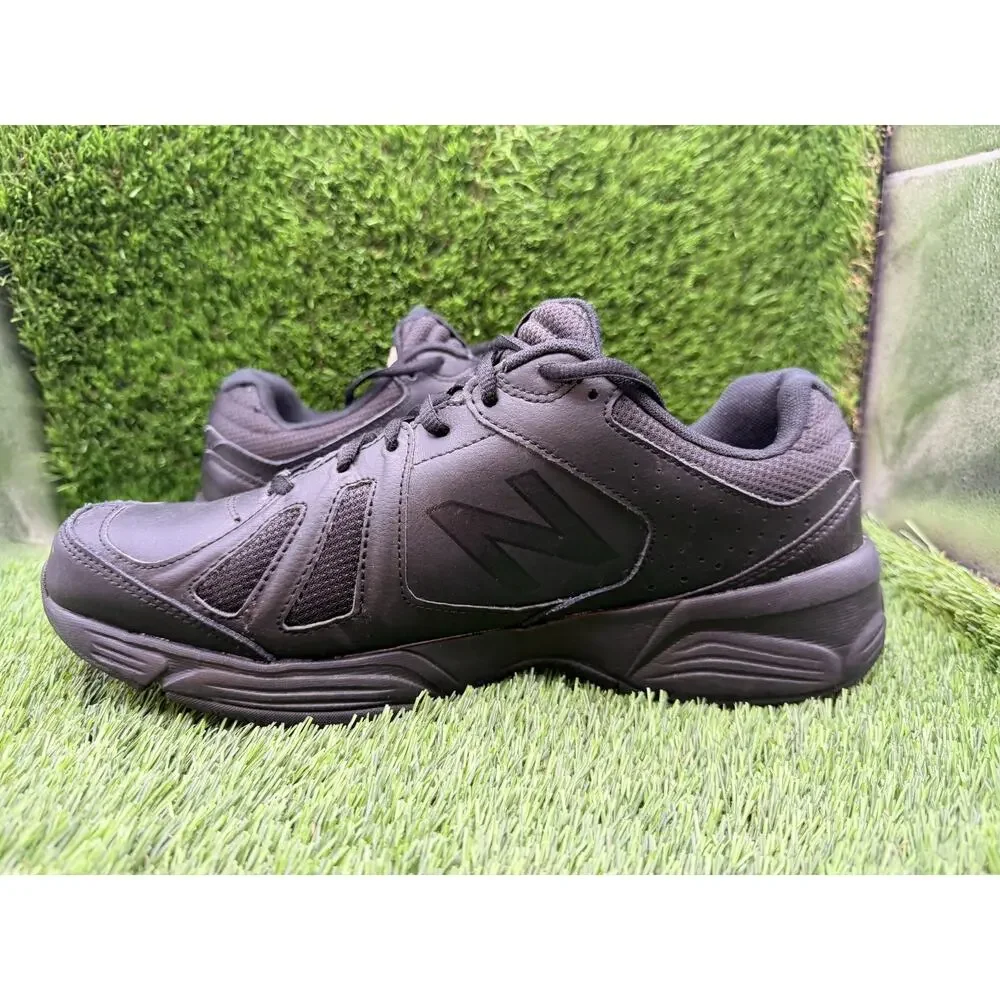 New Balance 519 MX519AB2 Athletic Sneaker Men's 10.5 Black Leather Training Gym